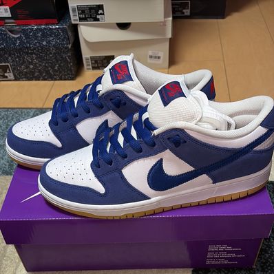 Nike SB Dunk Low "Los Angeles Dodgers/Deep Royal Blue"