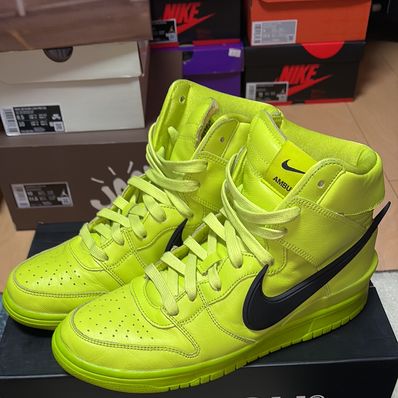 AMBUSH × NIKE DUNK HIGH "FLASH LIME"