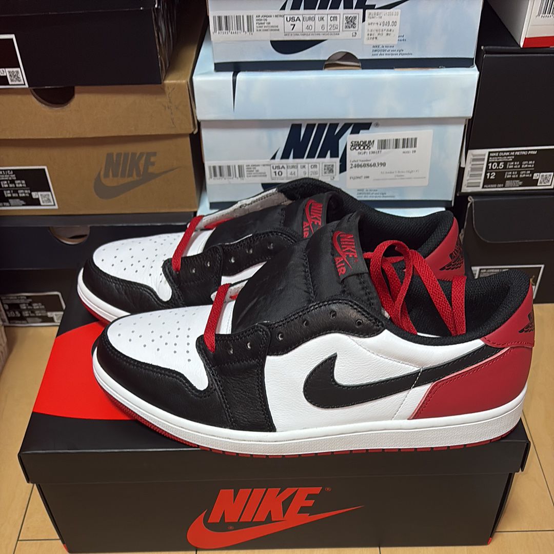 Nike Air Jordan 1 Retro Low OG "Black Toe"
