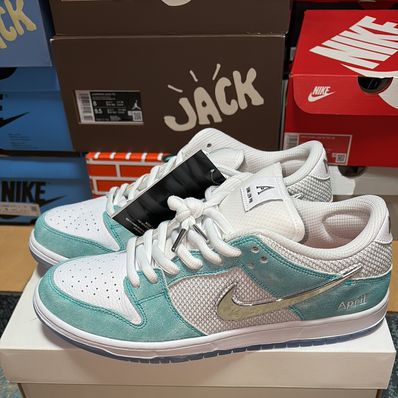 APRIL SKATEBOARDS × Nike SB Dunk Low Pro QS "White and Multi-Color"