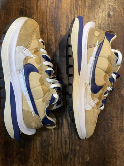 Sacai × Nike Vapor Waffle "Sesame And Blue Void"