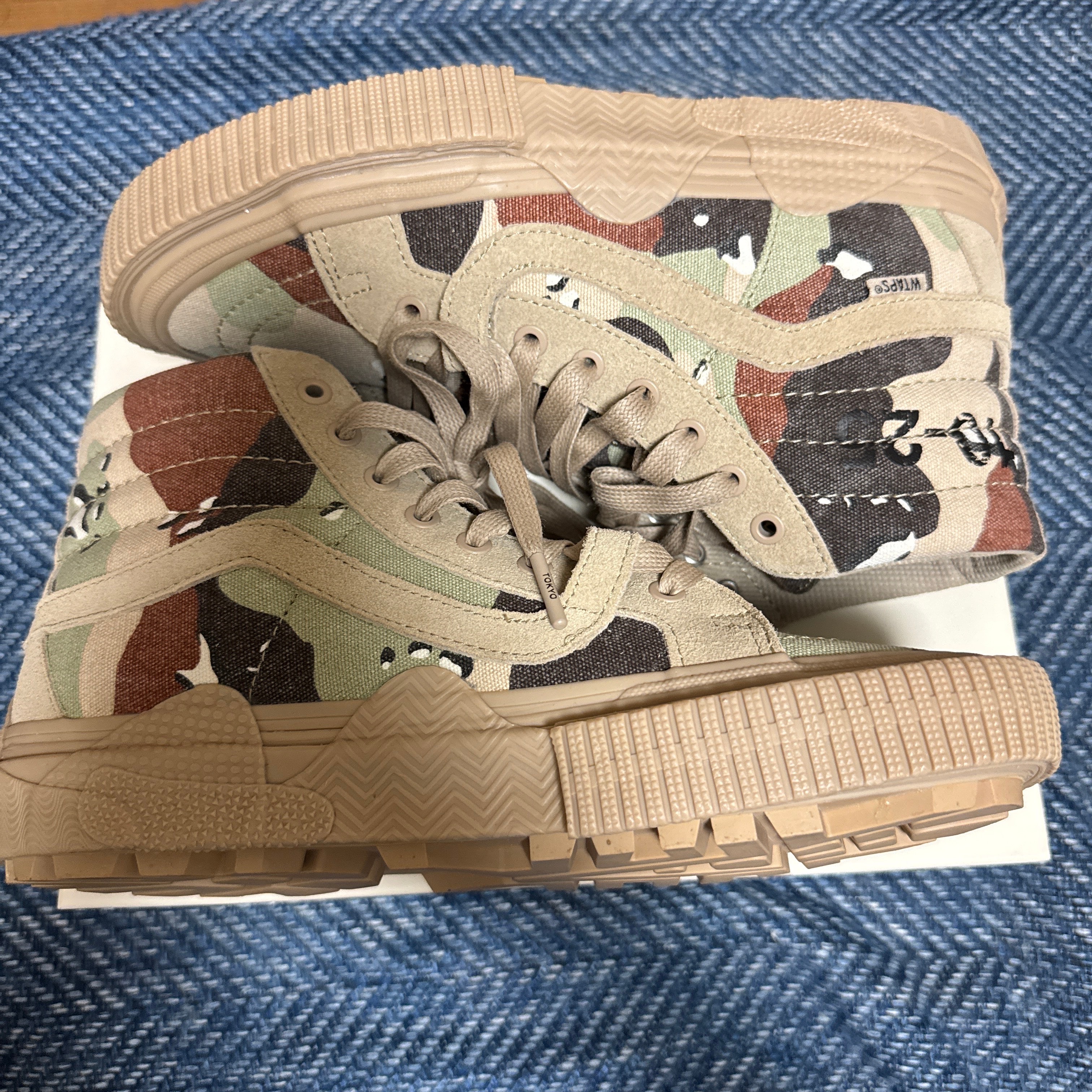 WTAPS × OAMC × OTW by Vans Sk8-Hi GL Lug "Desert Camo"