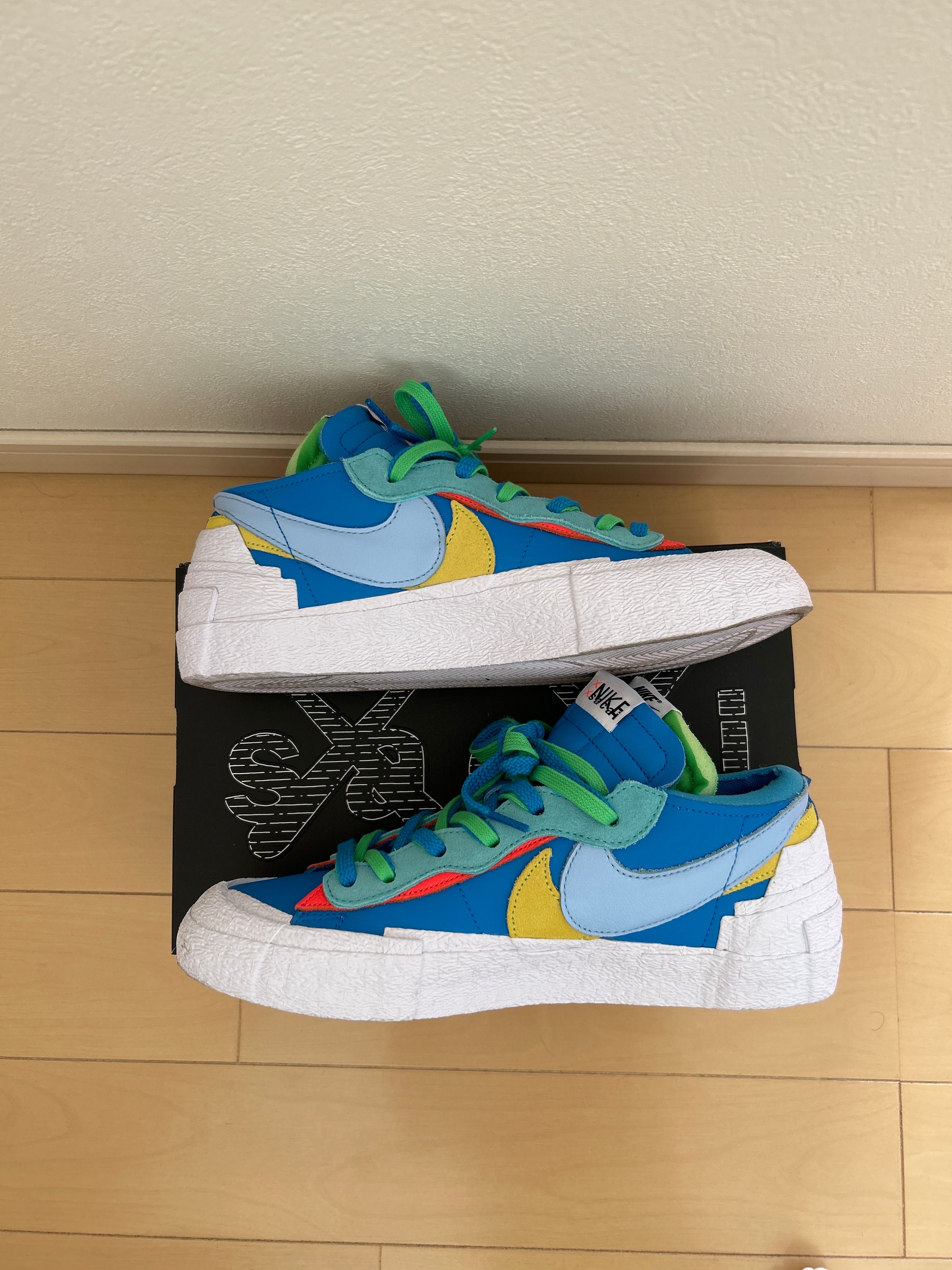 KAWS × sacai × Nike Blazer Low "Neptune Blue"