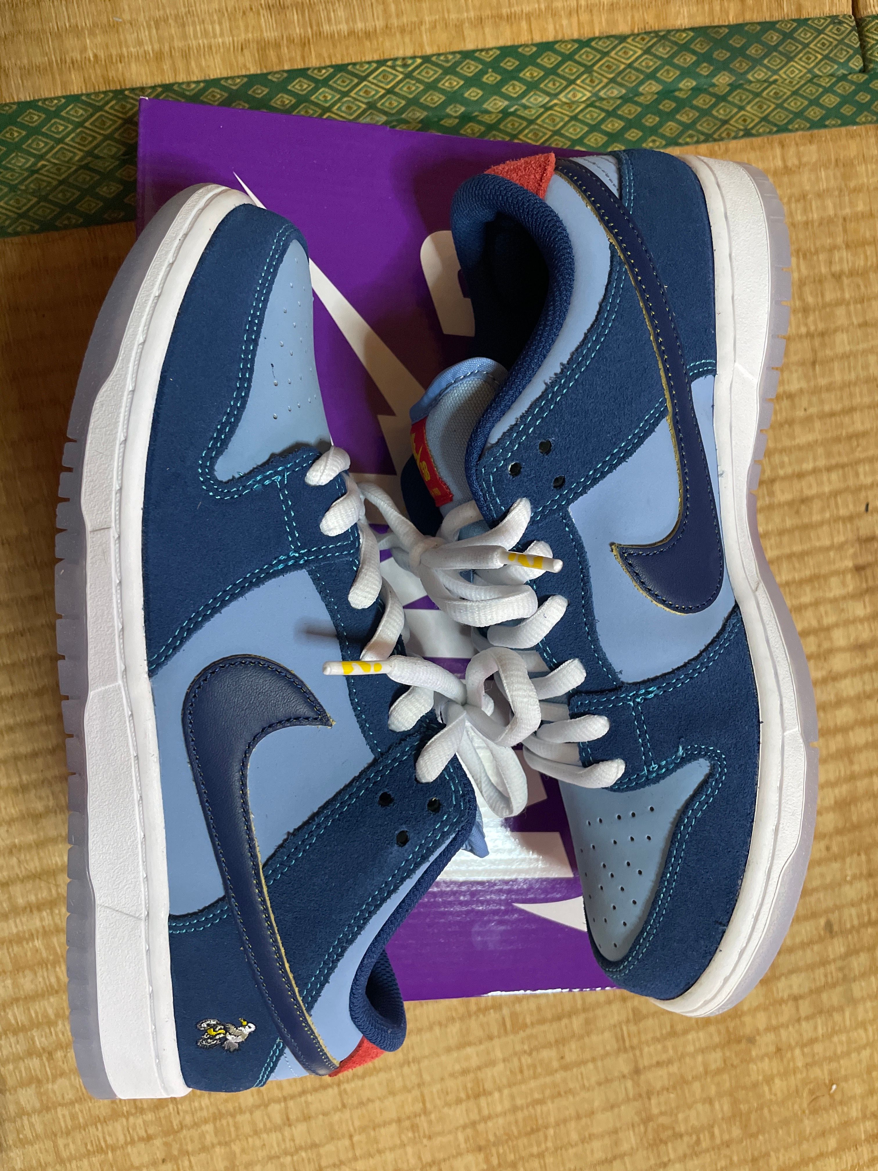 Why So Sad? × Nike SB Dunk Low "Coastal Blue/Speed Yellow-University Red"