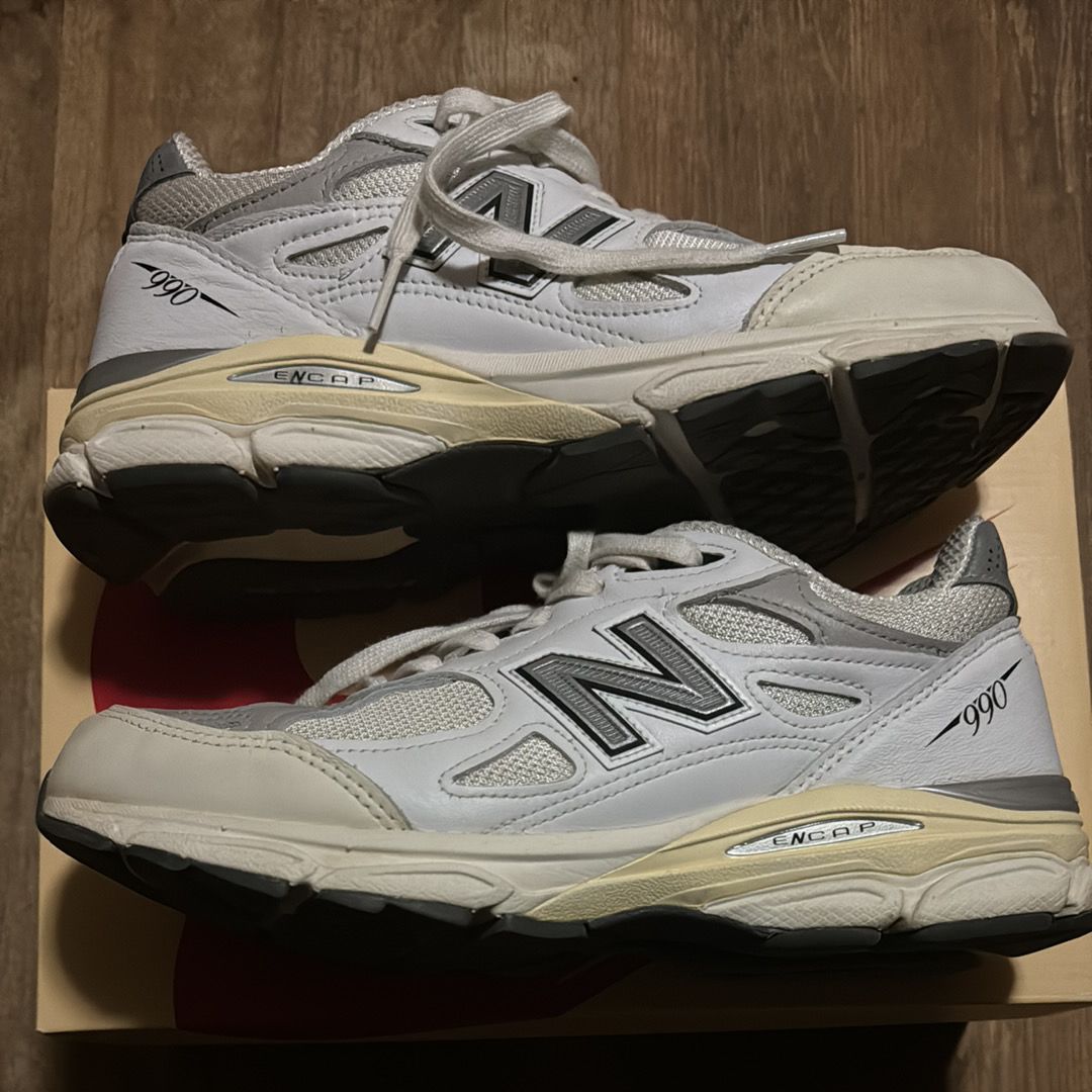 New Balance 990V3 "Sea Salt/Rain Cloud"