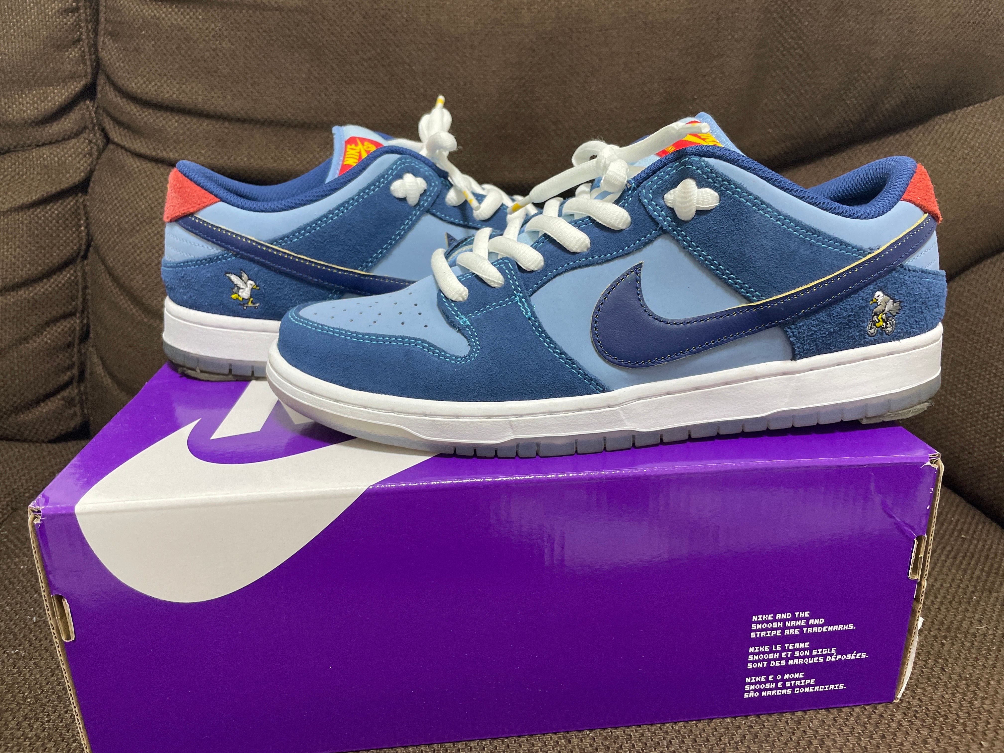 Why So Sad? × Nike SB Dunk Low "Coastal Blue/Speed Yellow-University Red"