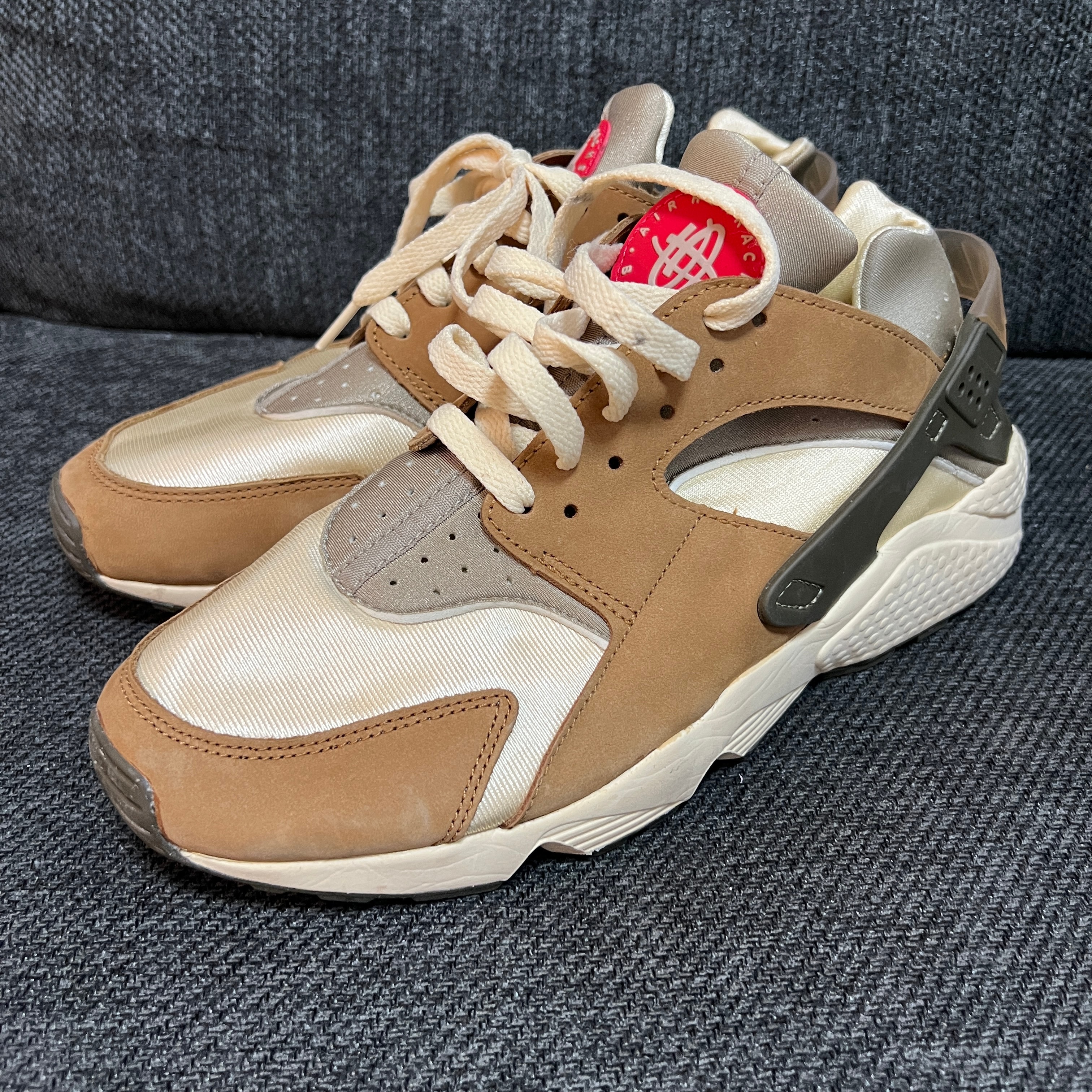 Stussy × Nike Air Huarache "Desert Oak"