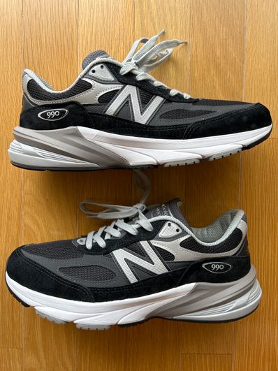 New Balance 990V6 "Black" (Heel NB Logo)