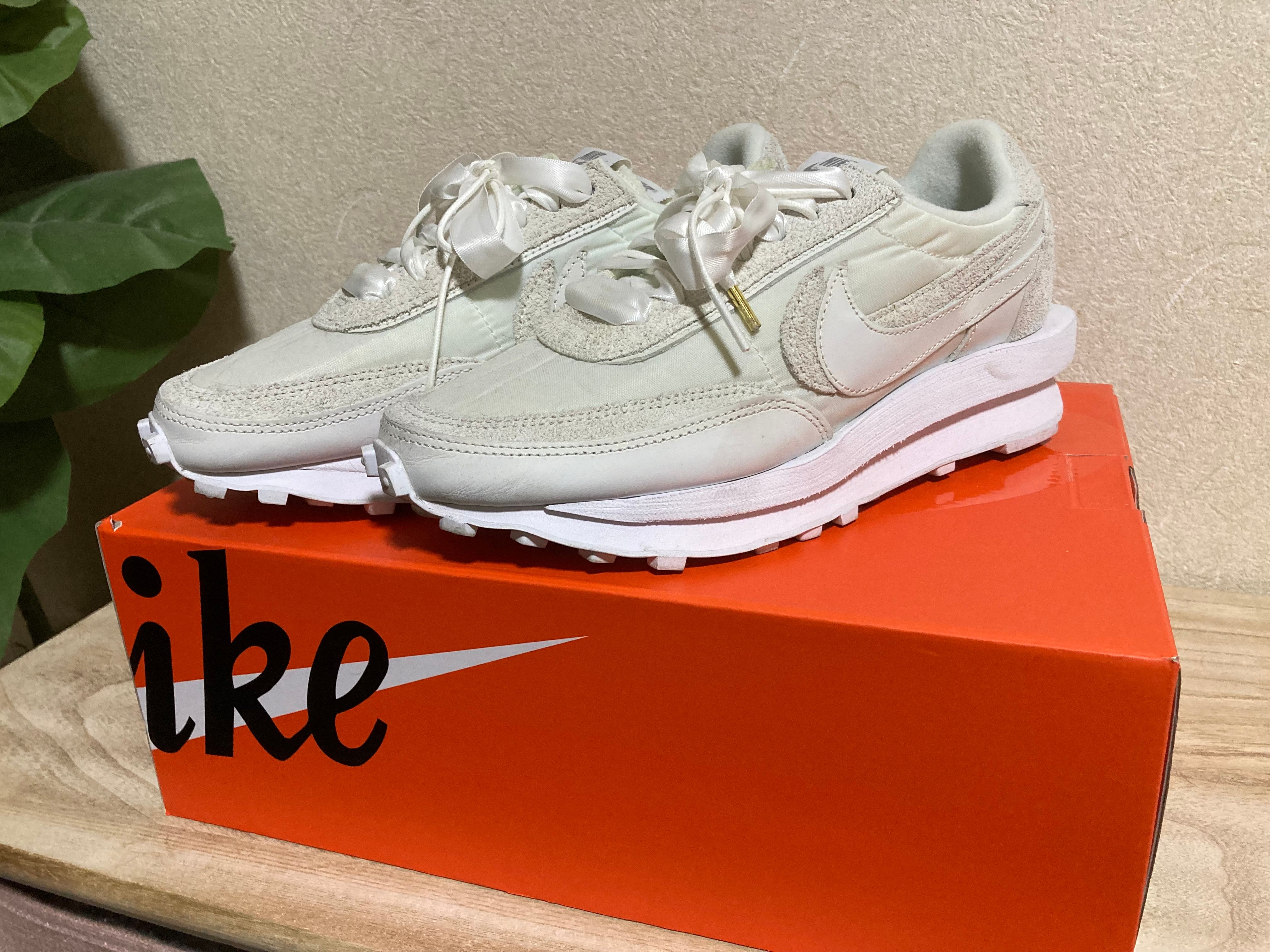 sacai × Nike LDV Waffle "Triple White"