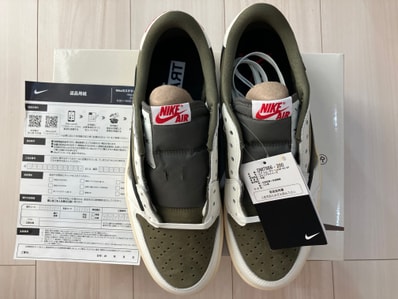 Travis Scott × Nike Air Jordan 1 Low OG SP "Reverse Olive"