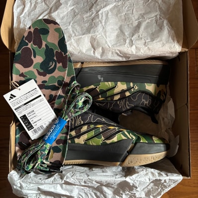 A BATHING APE × adidas Dame 9 "Core Black"