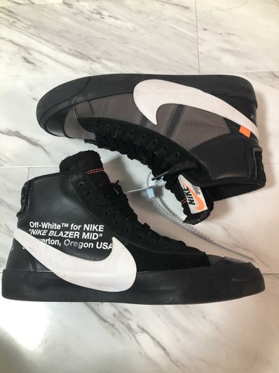 Off-White × Nike Blazer Studio Mid "Grim Reaper"