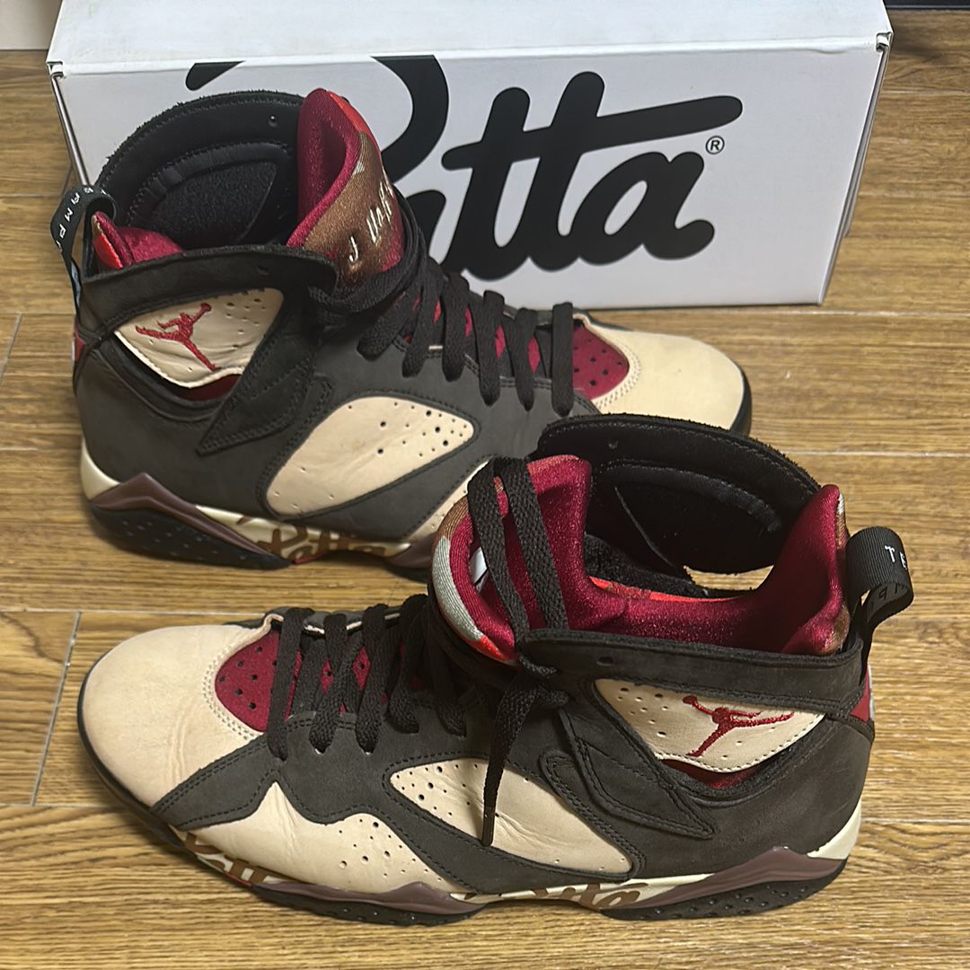 Patta × Nike Air Jordan 7 OG "Brown"