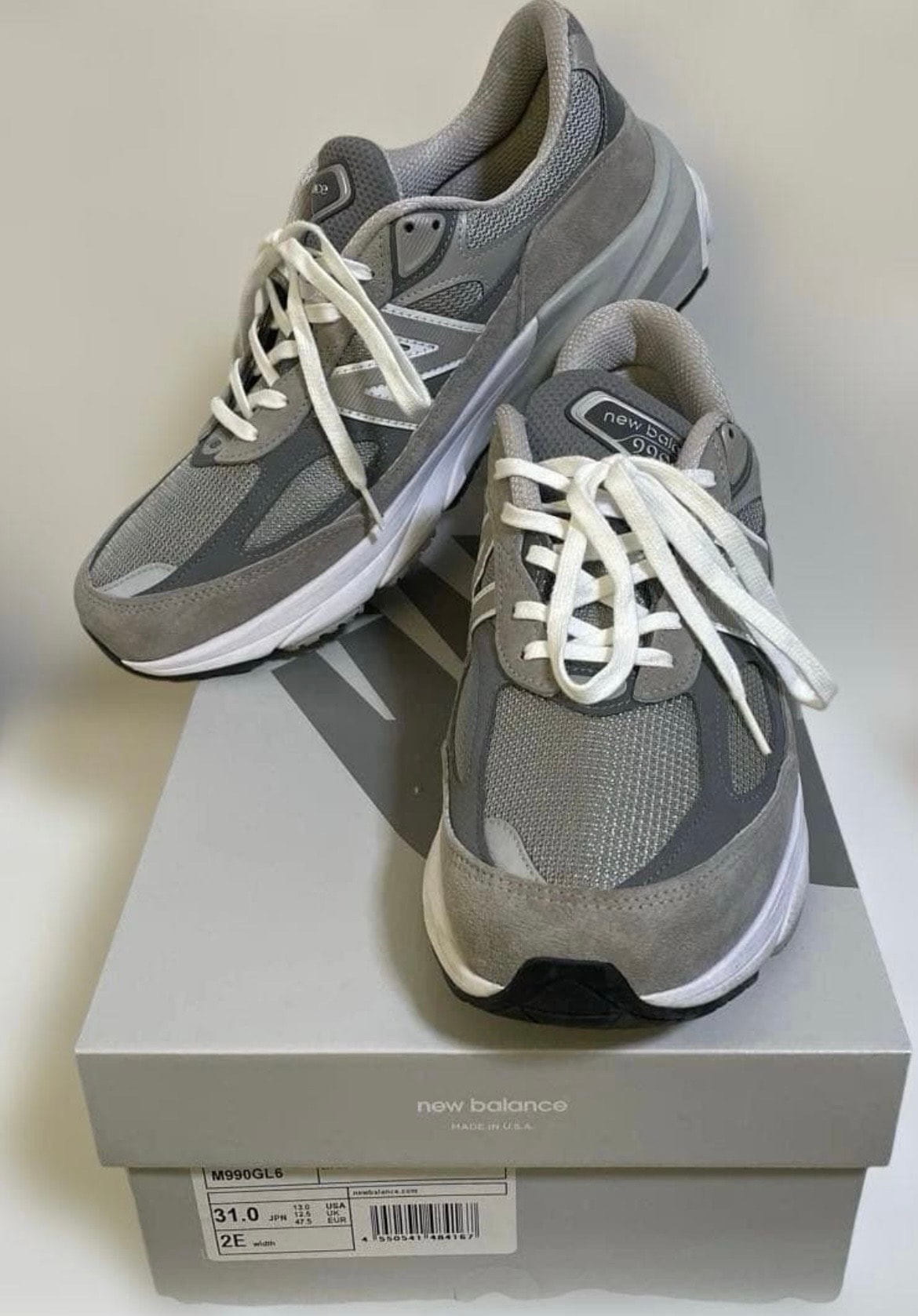 New Balance 990V6 "Gray" (Heel Logo USA) (M990GL6)