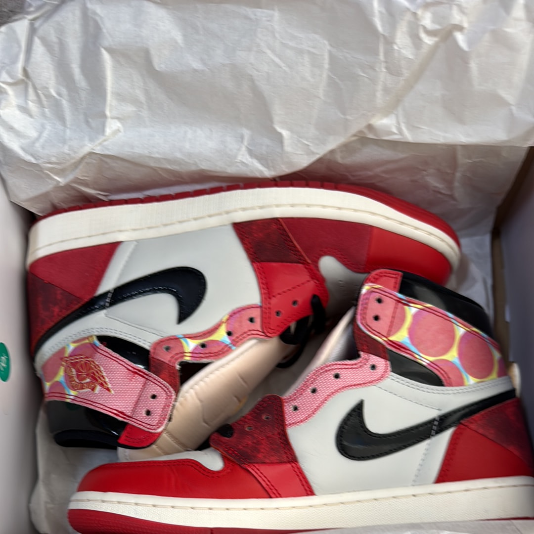 Spider-Man × Nike Air Jordan 1 Retro High OG SP "Spider-Man: Across the Spider-Verse/University Red"