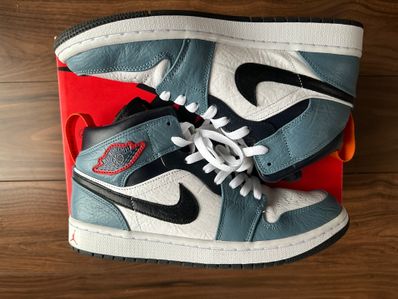 FACETASM × Nike Air Jordan 1 Mid "White/Navy"