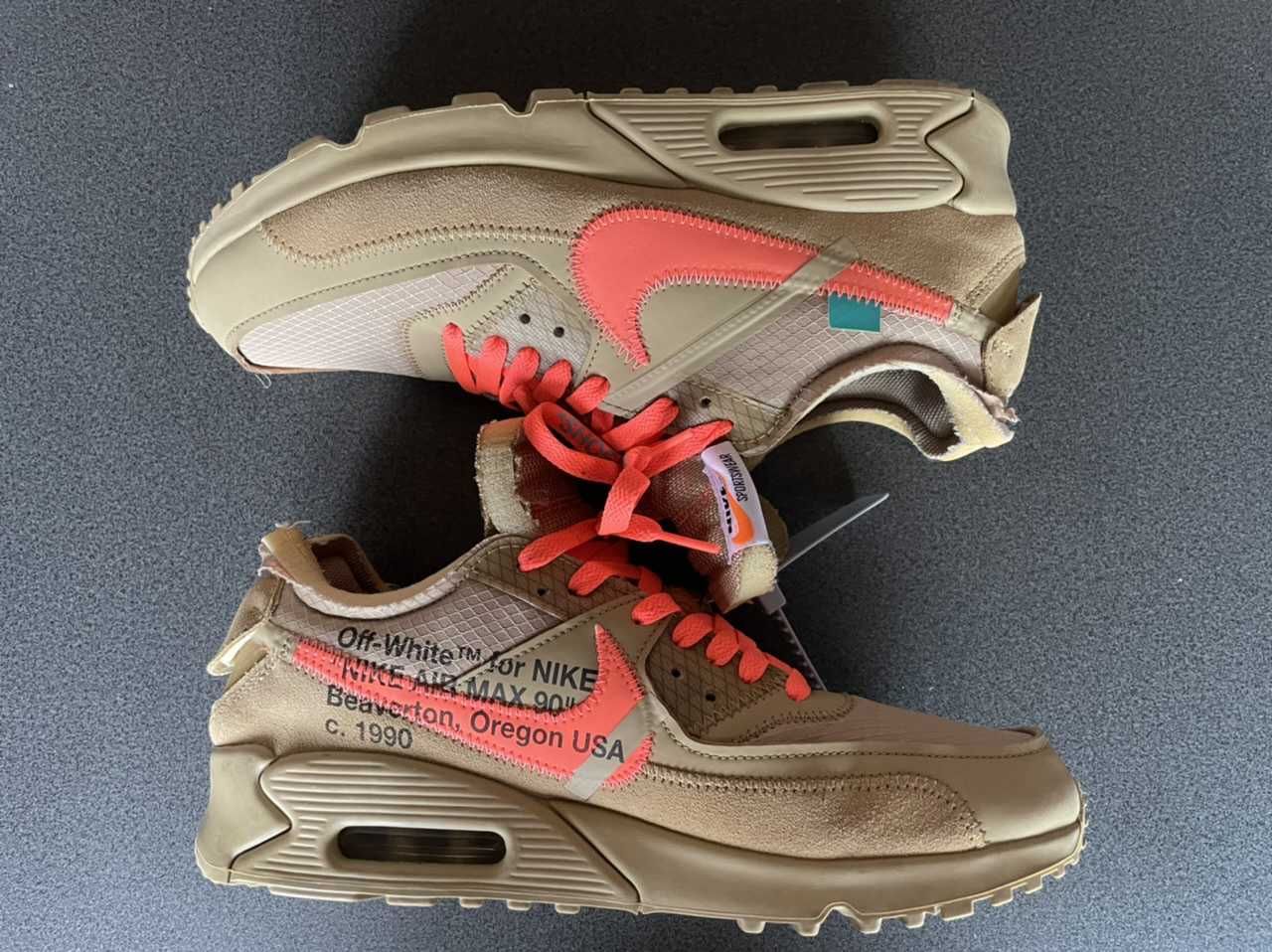 Off-White × Nike Air Max 90 "Desert Ore"