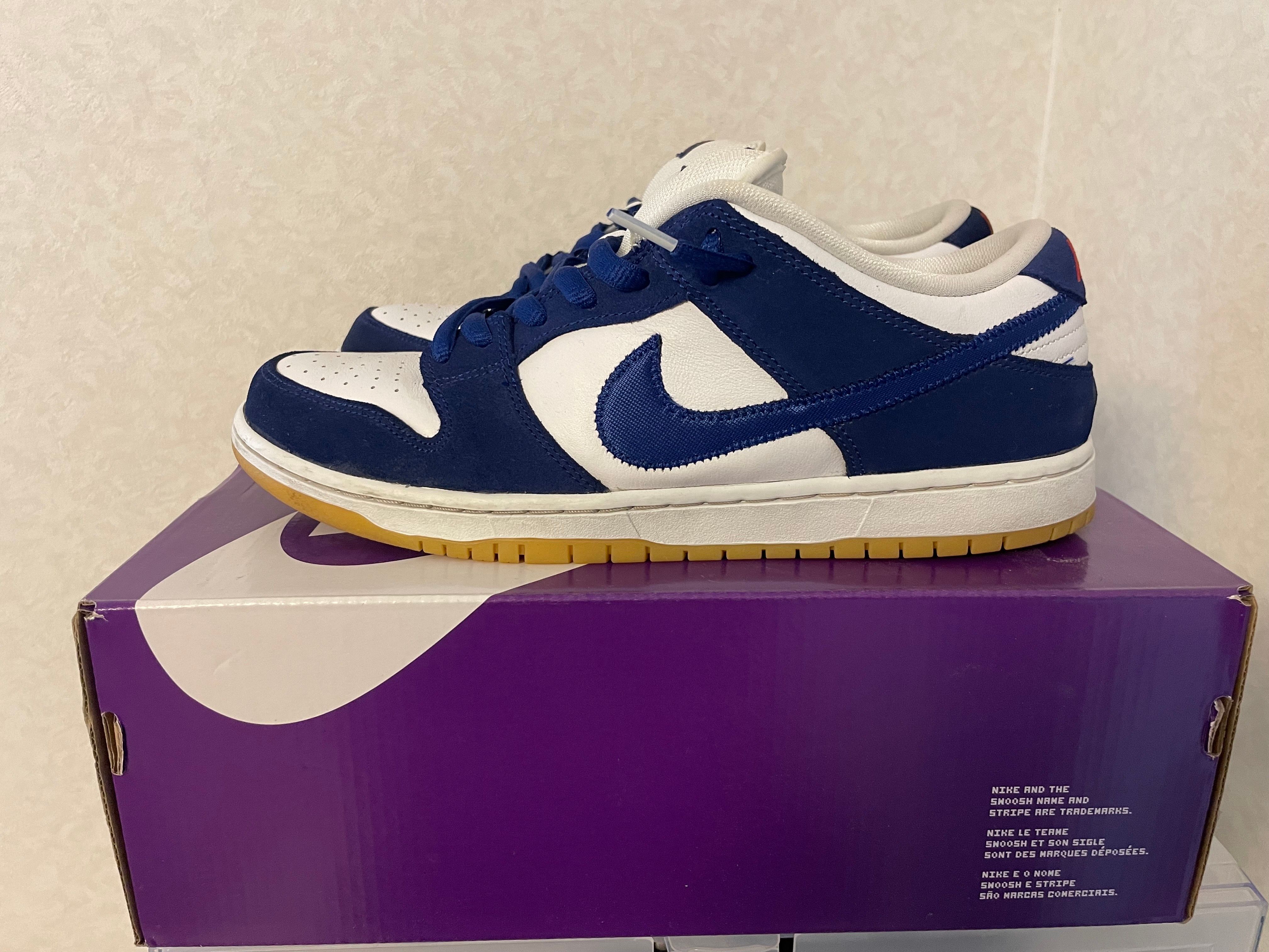 Nike SB Dunk Low "Los Angeles Dodgers/Deep Royal Blue"