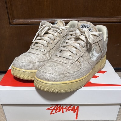 Stussy × Nike Air Force 1 Low "Fossil Stone"