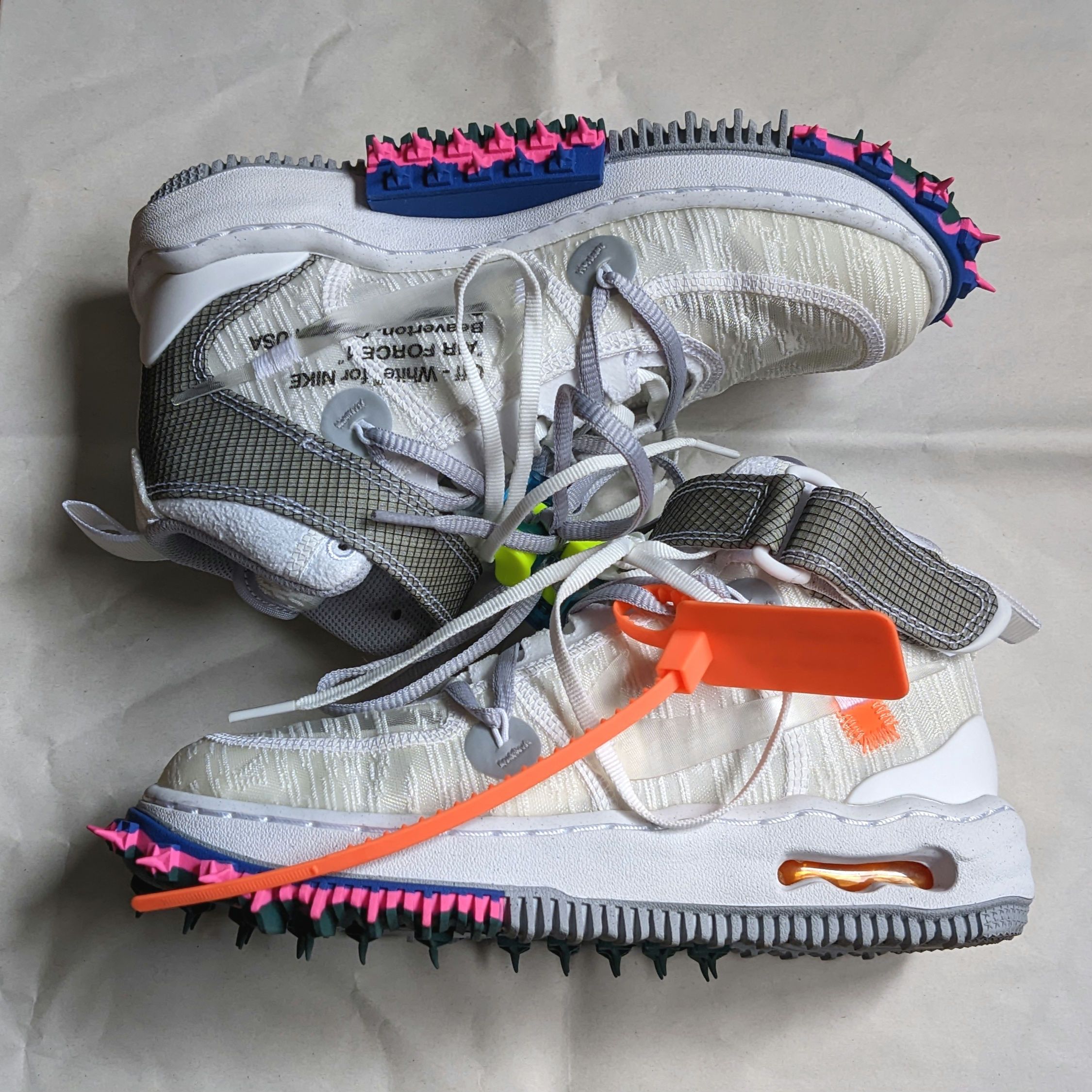 Off-White × Nike Air Force 1 Mid "White"