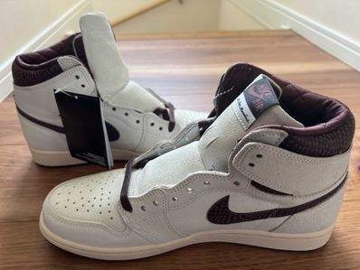 A Ma Maniere × Nike Air Jordan 1 Retro High OG "Sail and Burgundy"
