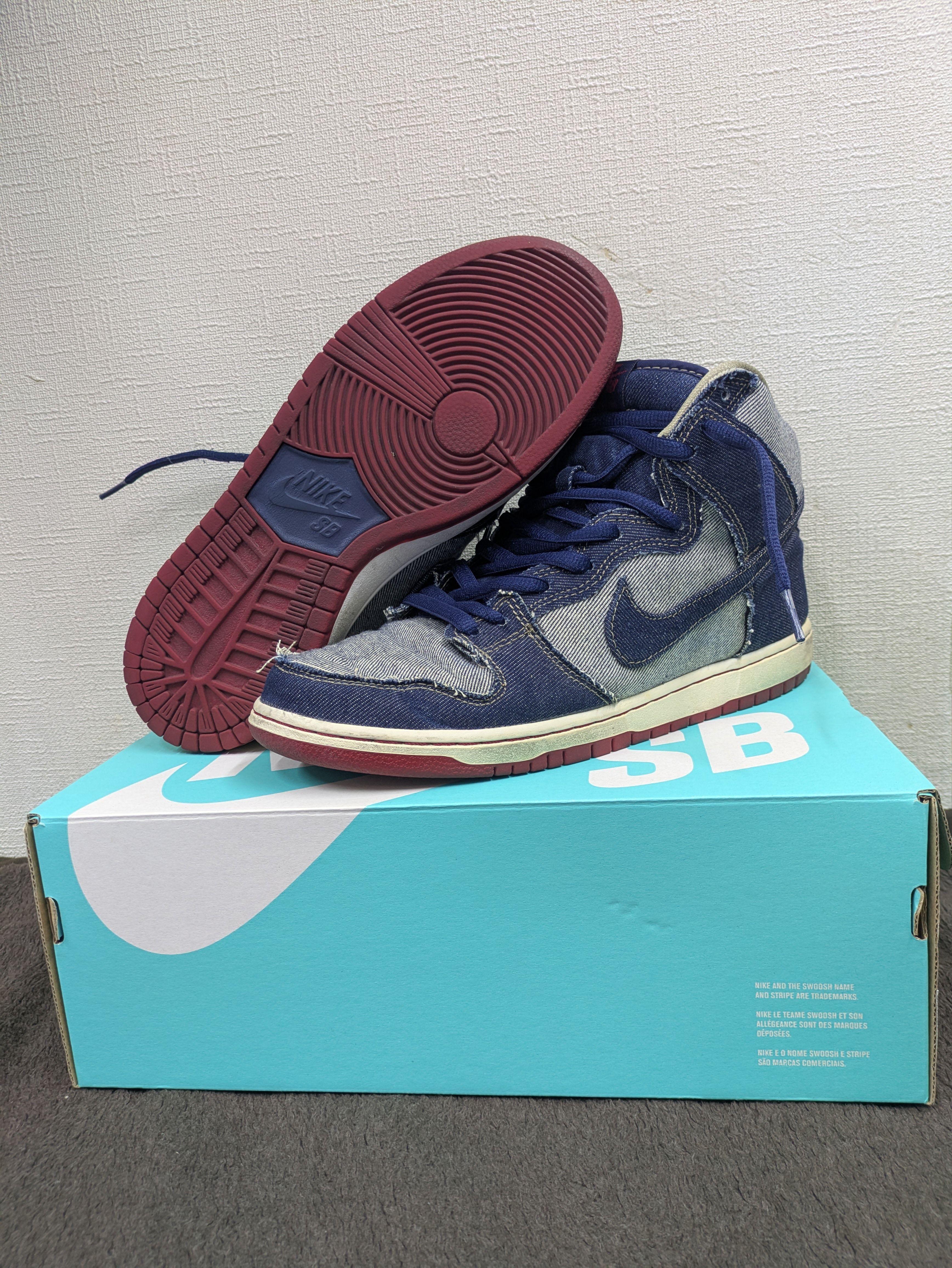 Nike SB Dunk High Reese Forbes Denim "Midnight Navy"