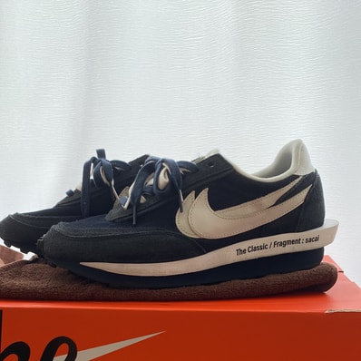 Fragment × sacai × Nike LD Waffle "Blackended Blue"