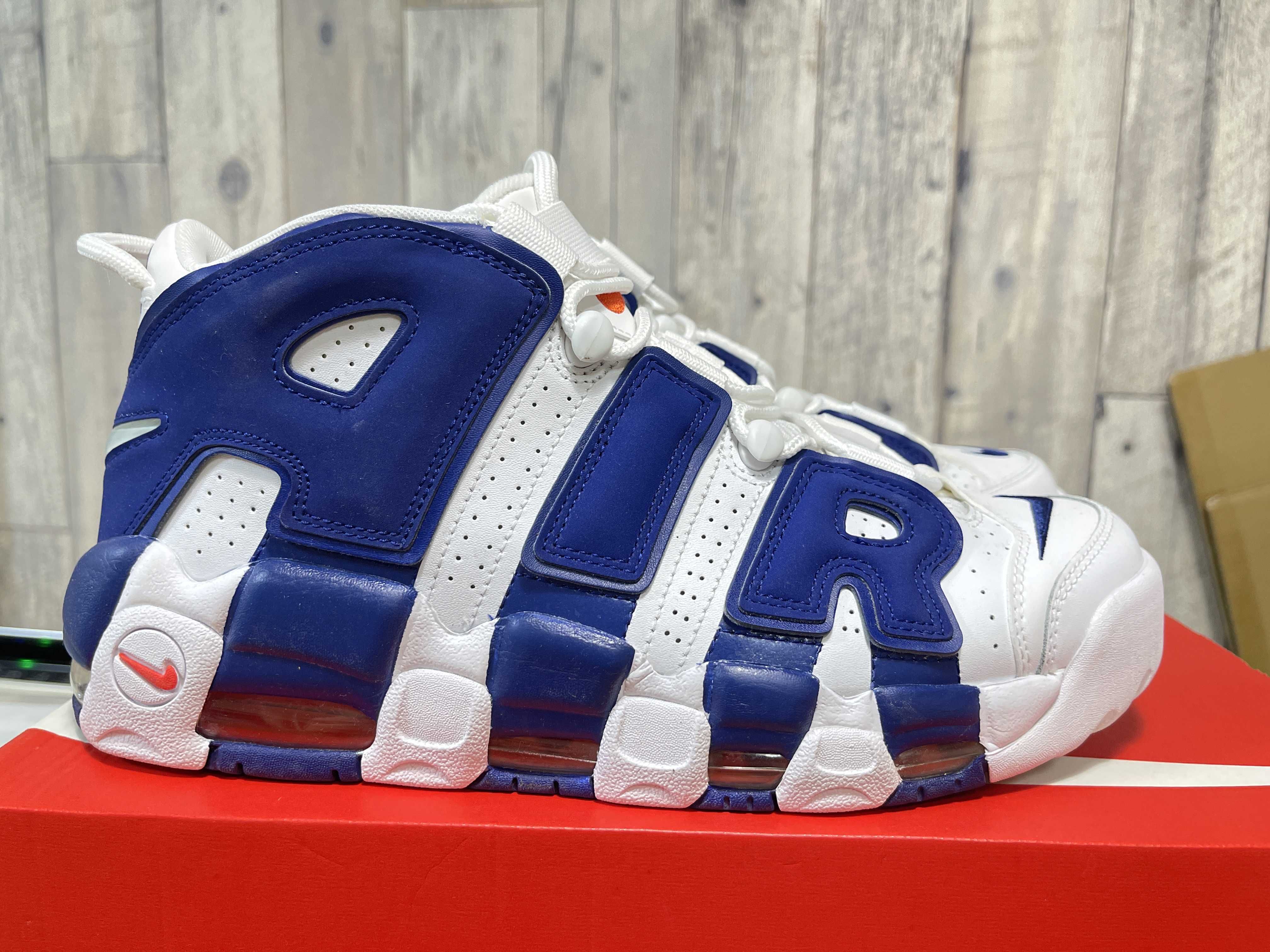 NIKE AIR MORE UPTEMPO 96 "WHITE/DEEP ROYAL BLUE"