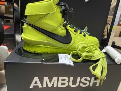 AMBUSH × NIKE DUNK HIGH "FLASH LIME"