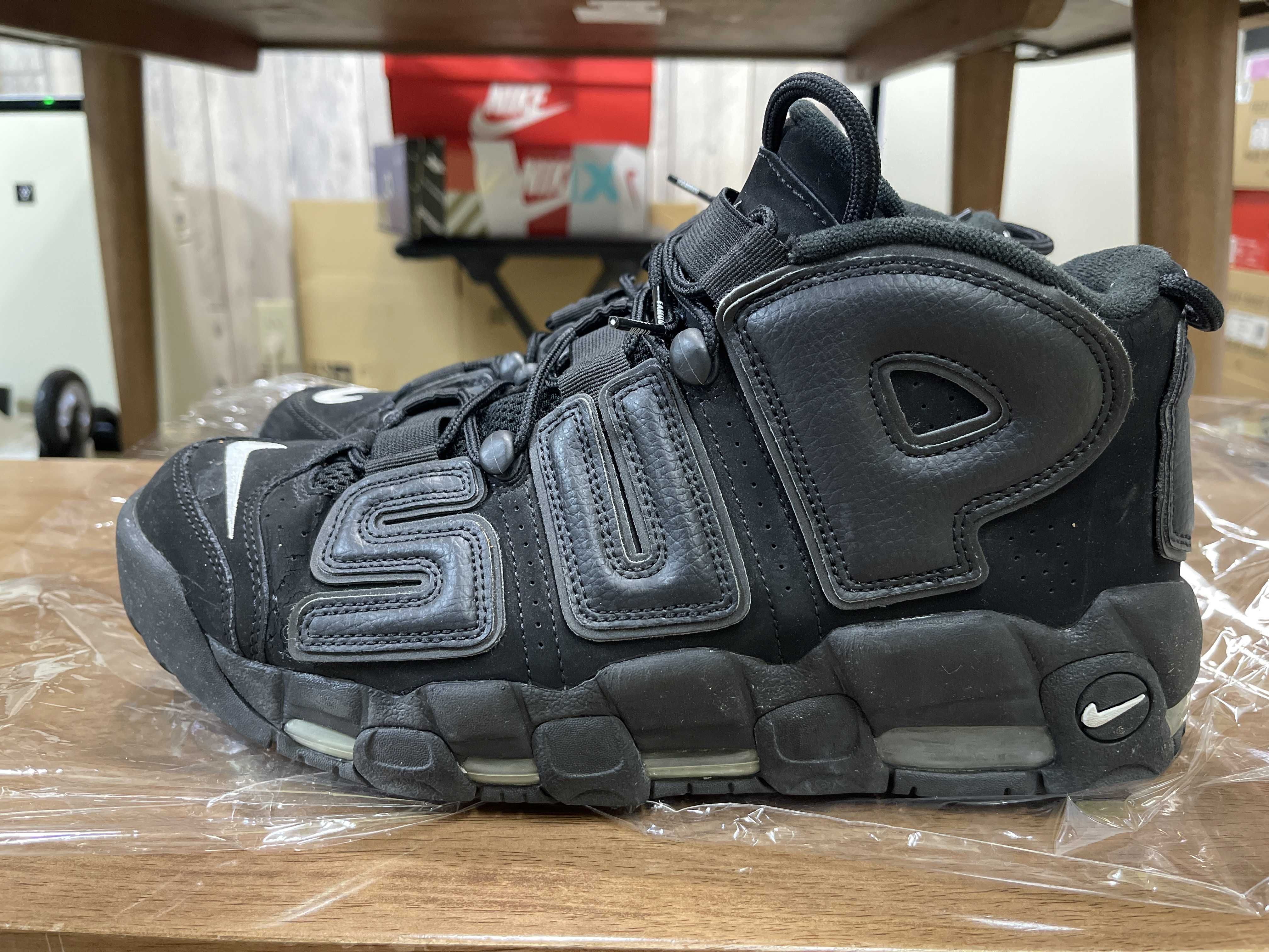 Supreme × Nike Air More Uptempo "Black"
