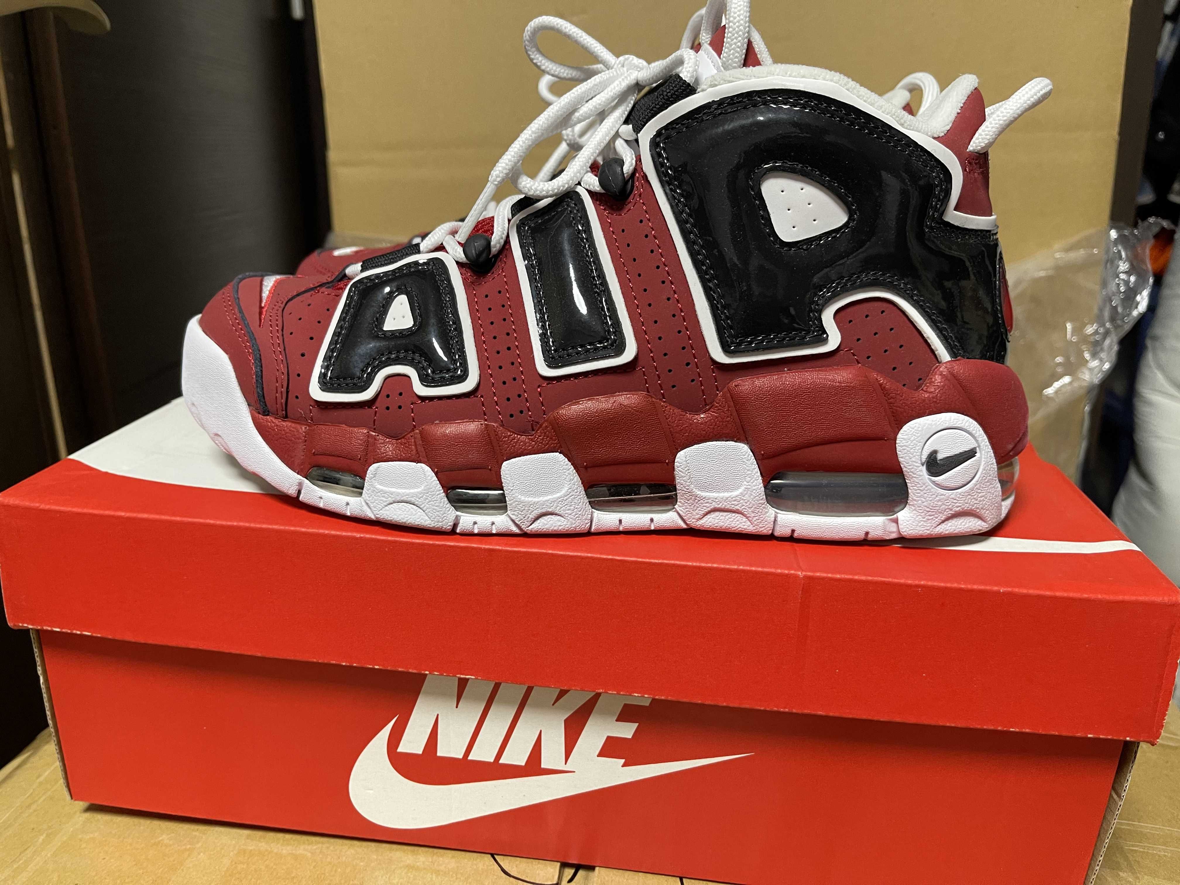 Nike Air More Uptempo ’96 "Black and Varsity Red" (2021)