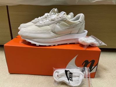 sacai × Nike LDV Waffle "Triple White"