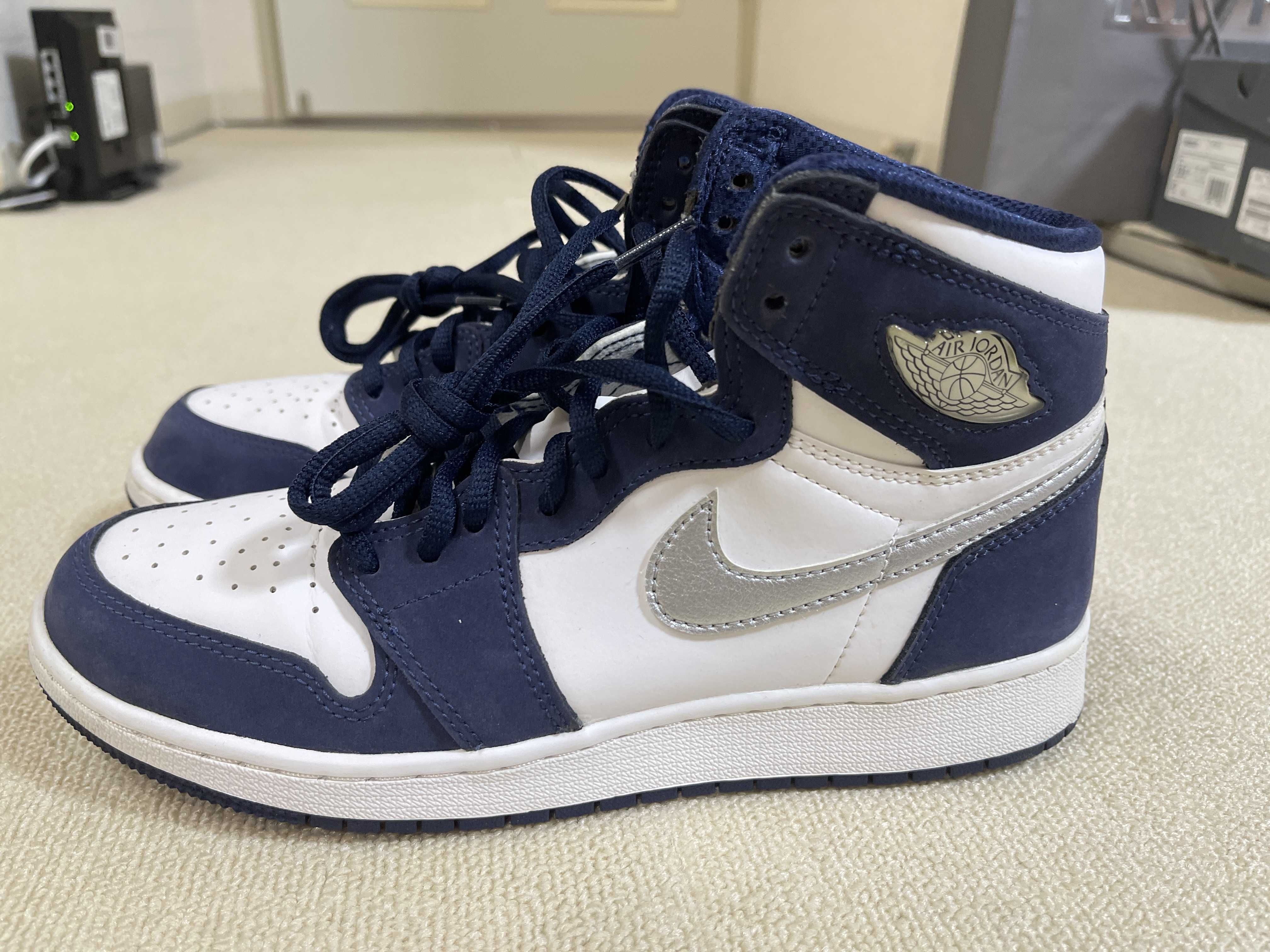 Nike GS Air Jordan 1 High OG CO.JP "Midnight Navy" (2020)(ブリーフケースなし)