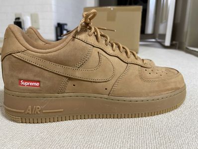 Supreme × Nike Air Force 1 Low "Flax/Wheat"