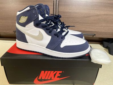 Nike GS Air Jordan 1 High OG CO.JP "Midnight Navy" (2020)(ブリーフケースなし)