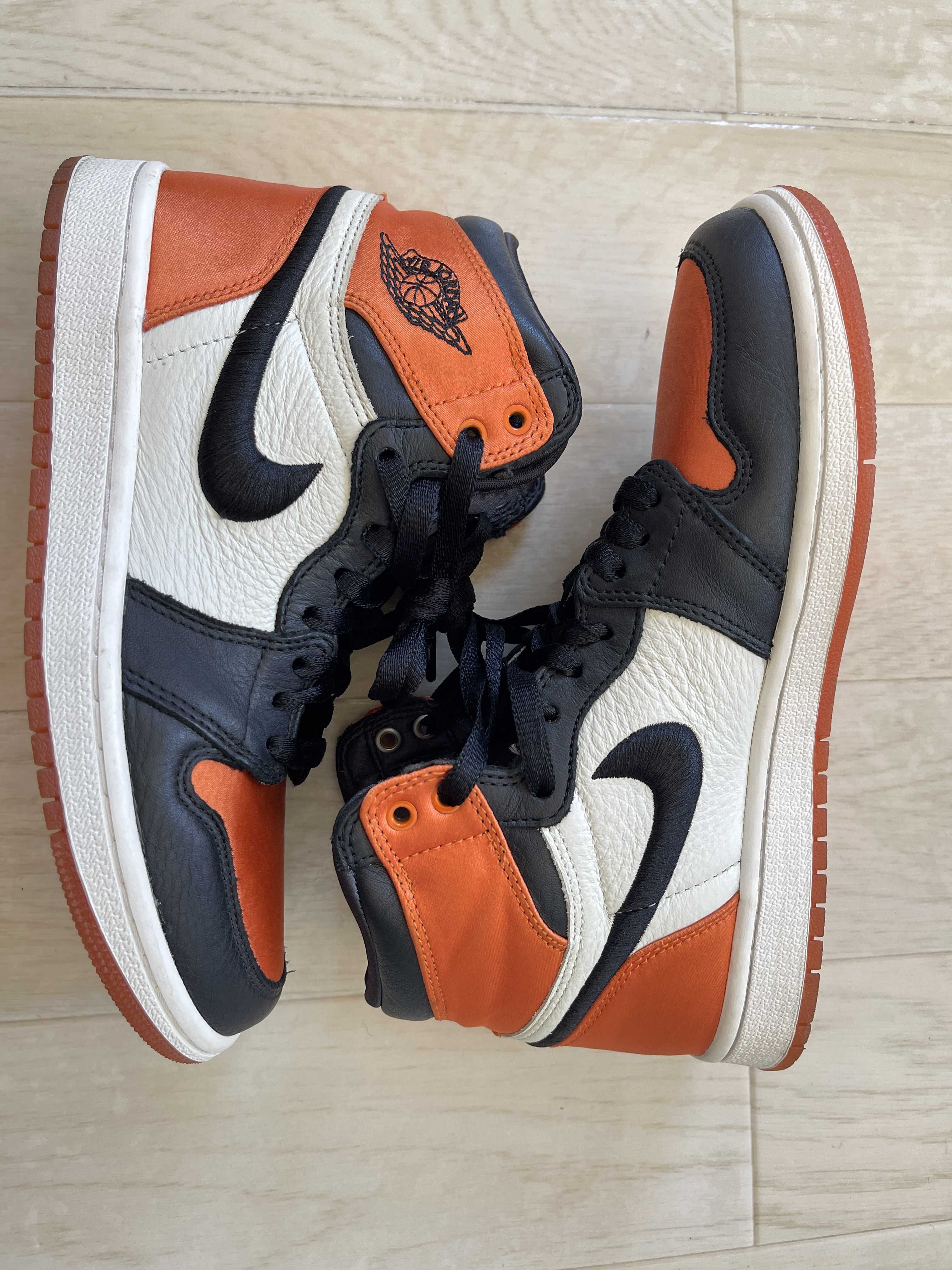 Nike Women's Air Jordan 1 High "Satin Shattered Backboard"