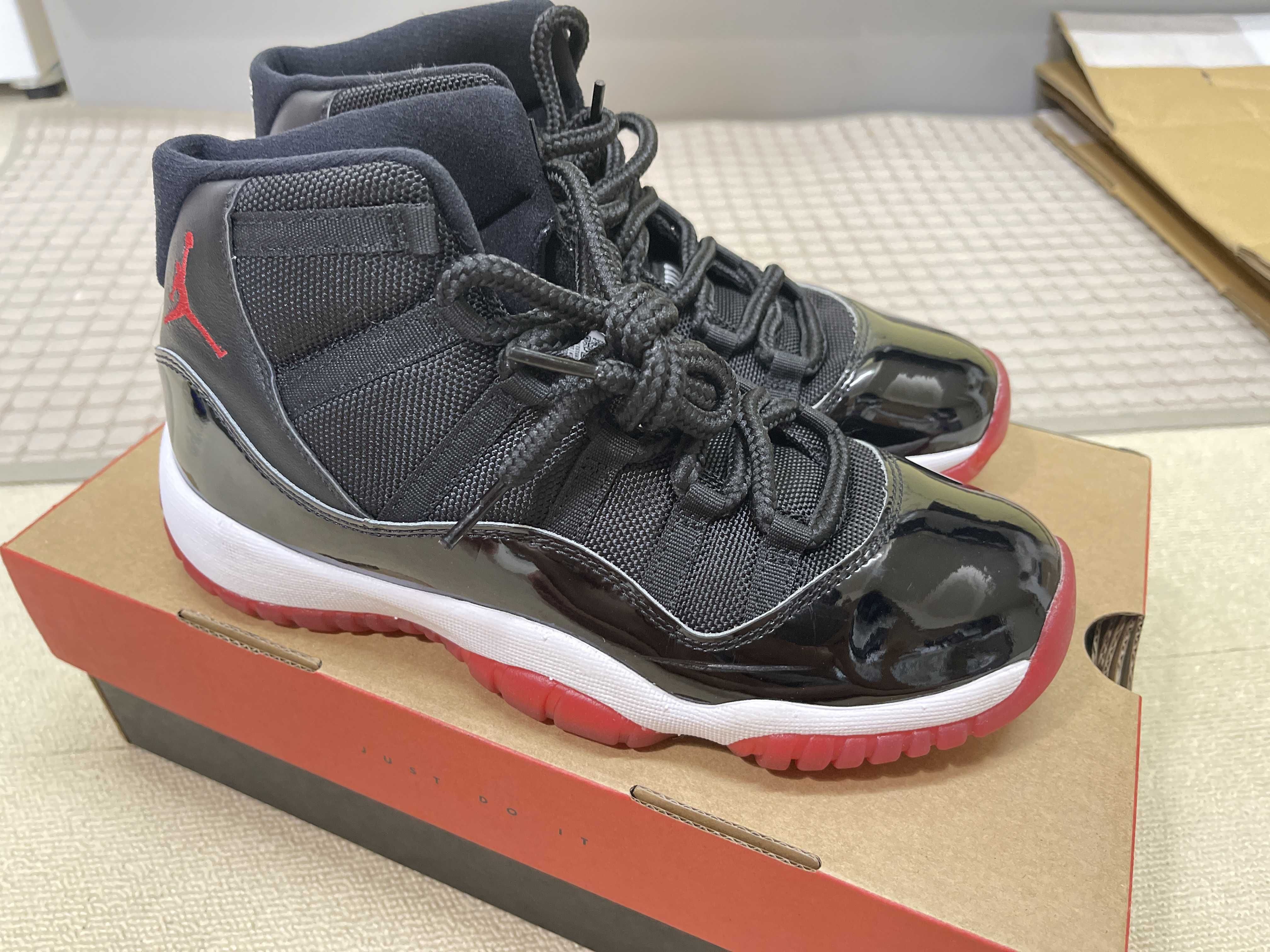 NIKE AIR JORDAN 11 RETRO GS "BRED"