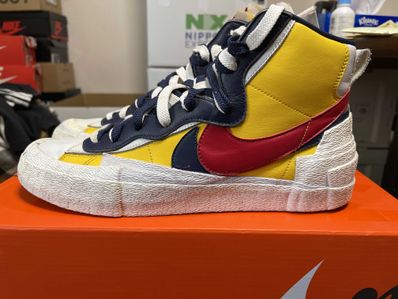 sacai × Nike Blazer Mid "Varsity Maize/Varsity Red"
