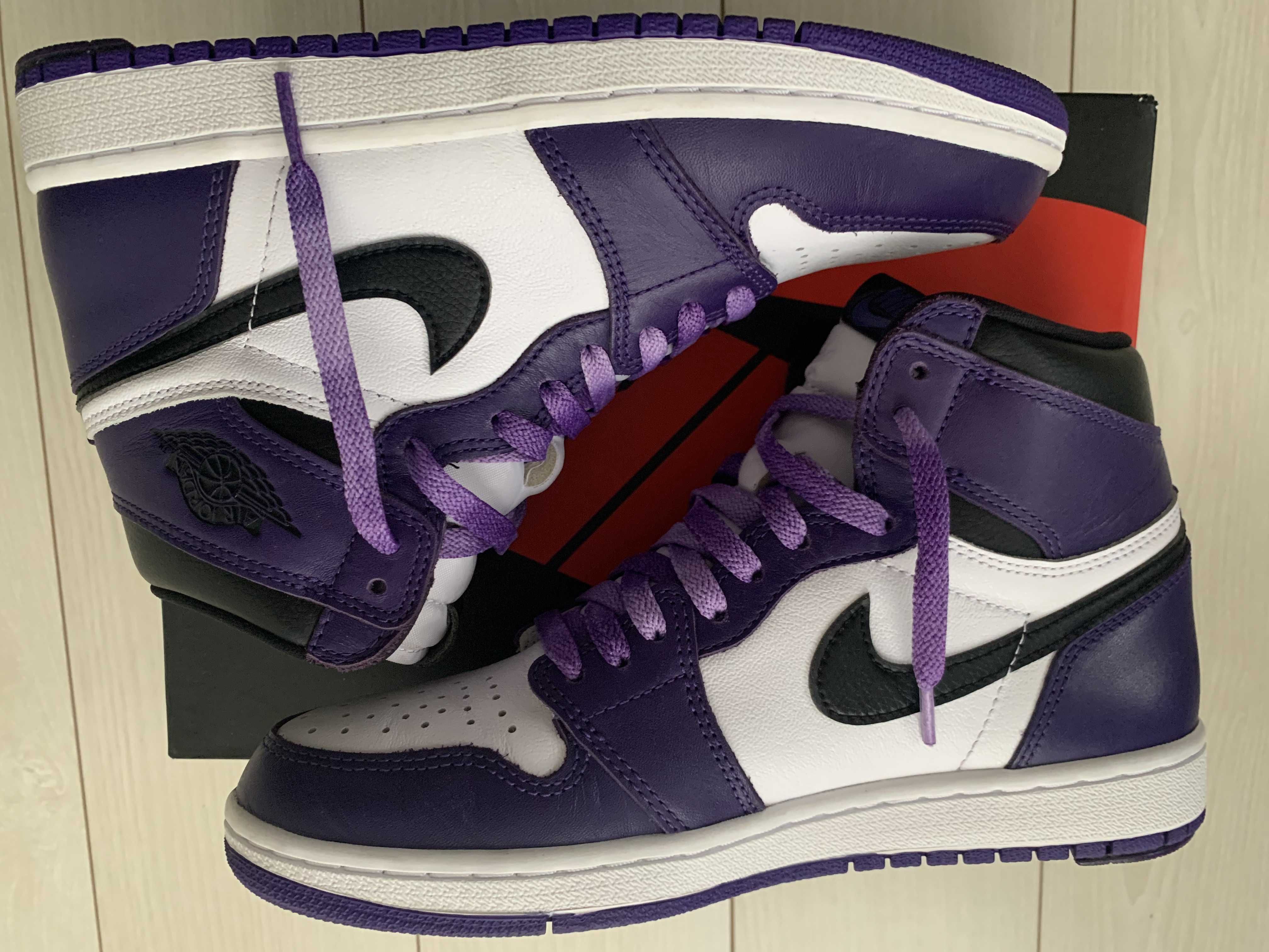 Nike Air Jordan 1 Retro High OG "Court Purple White/Black" (2020)
