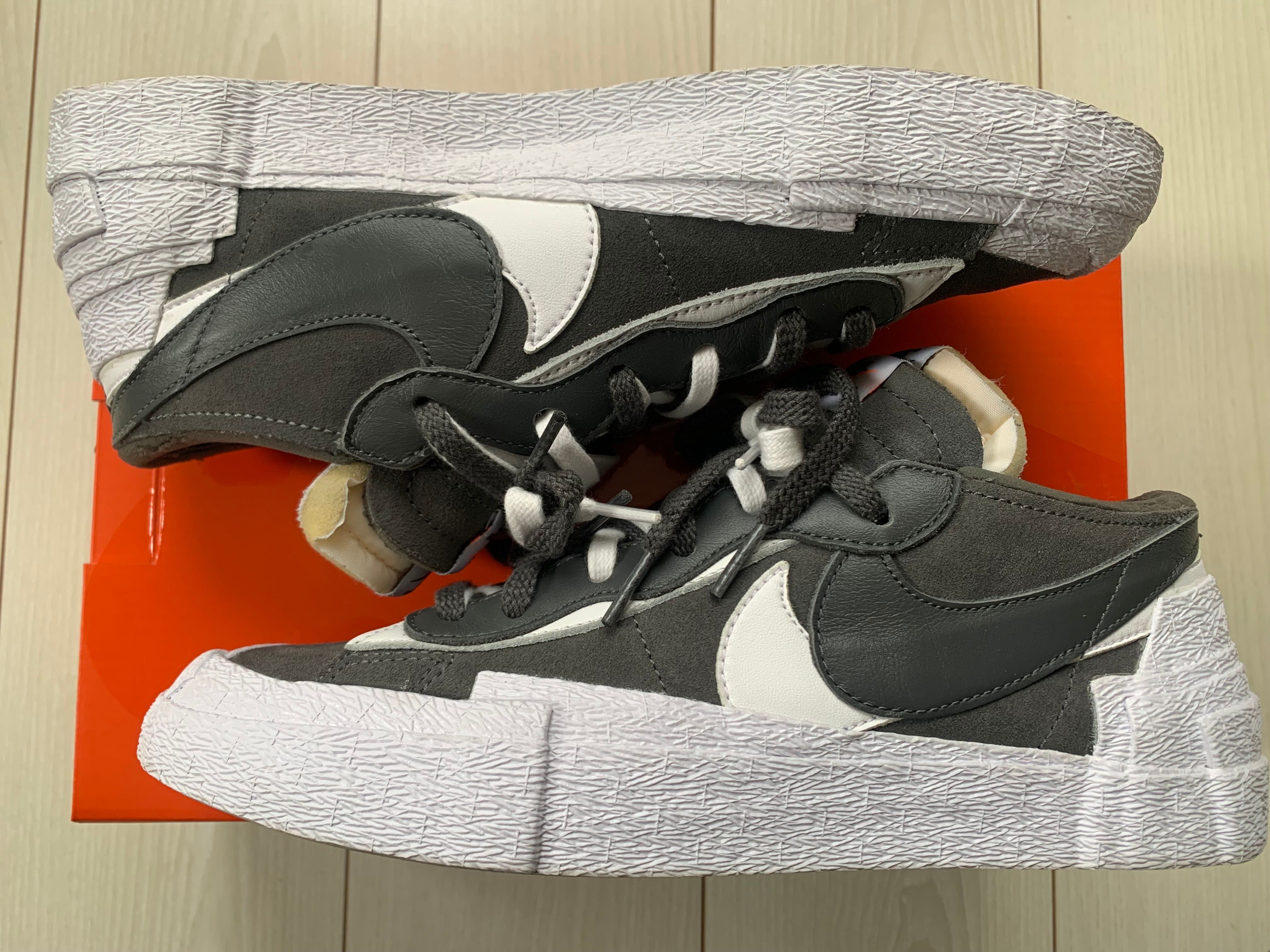 Sacai × Nike Blazer Low "Iron Grey"