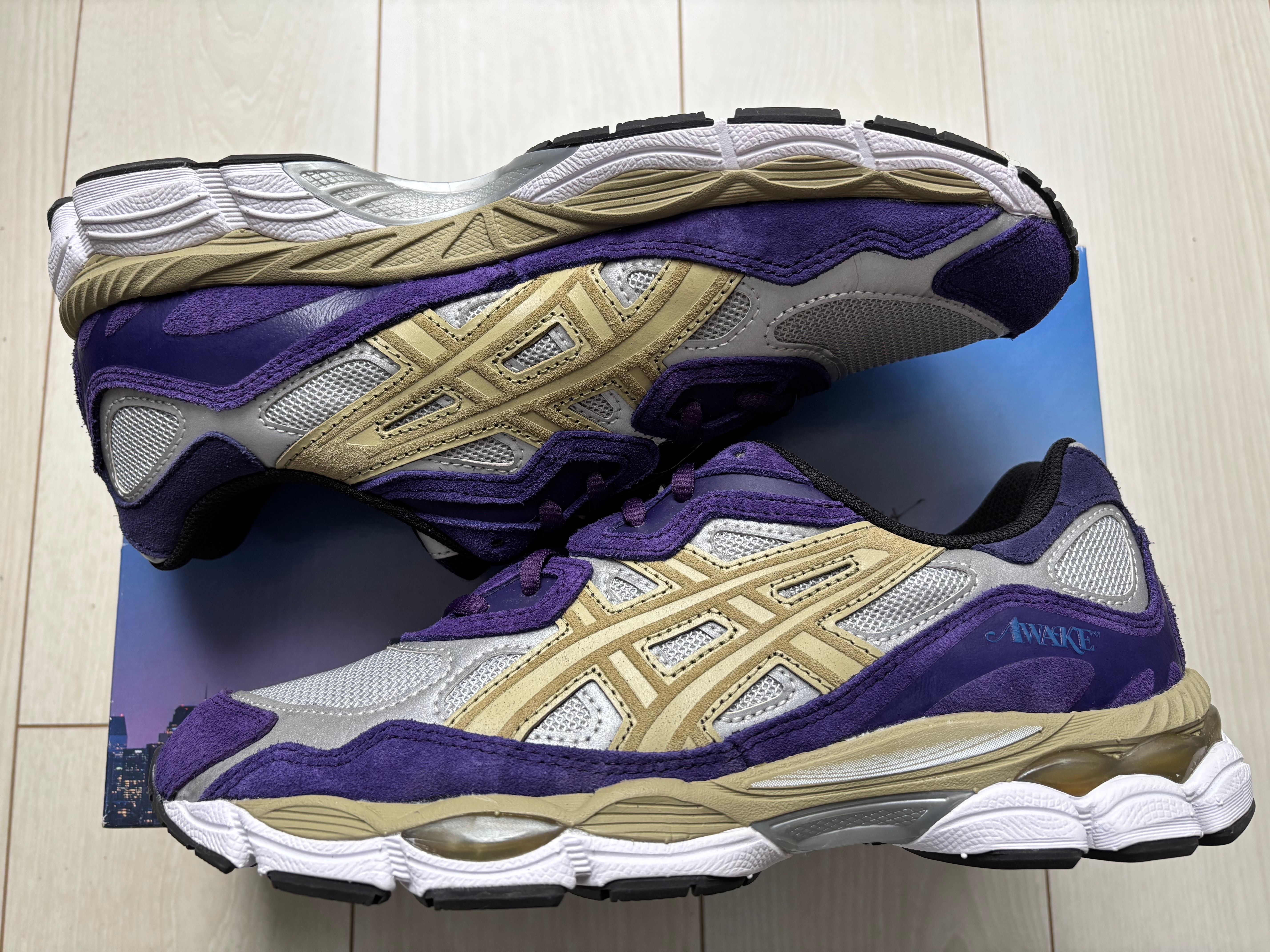 Awake NY × Asics Gel-NYC "Pure Silver/Gothic Grape"