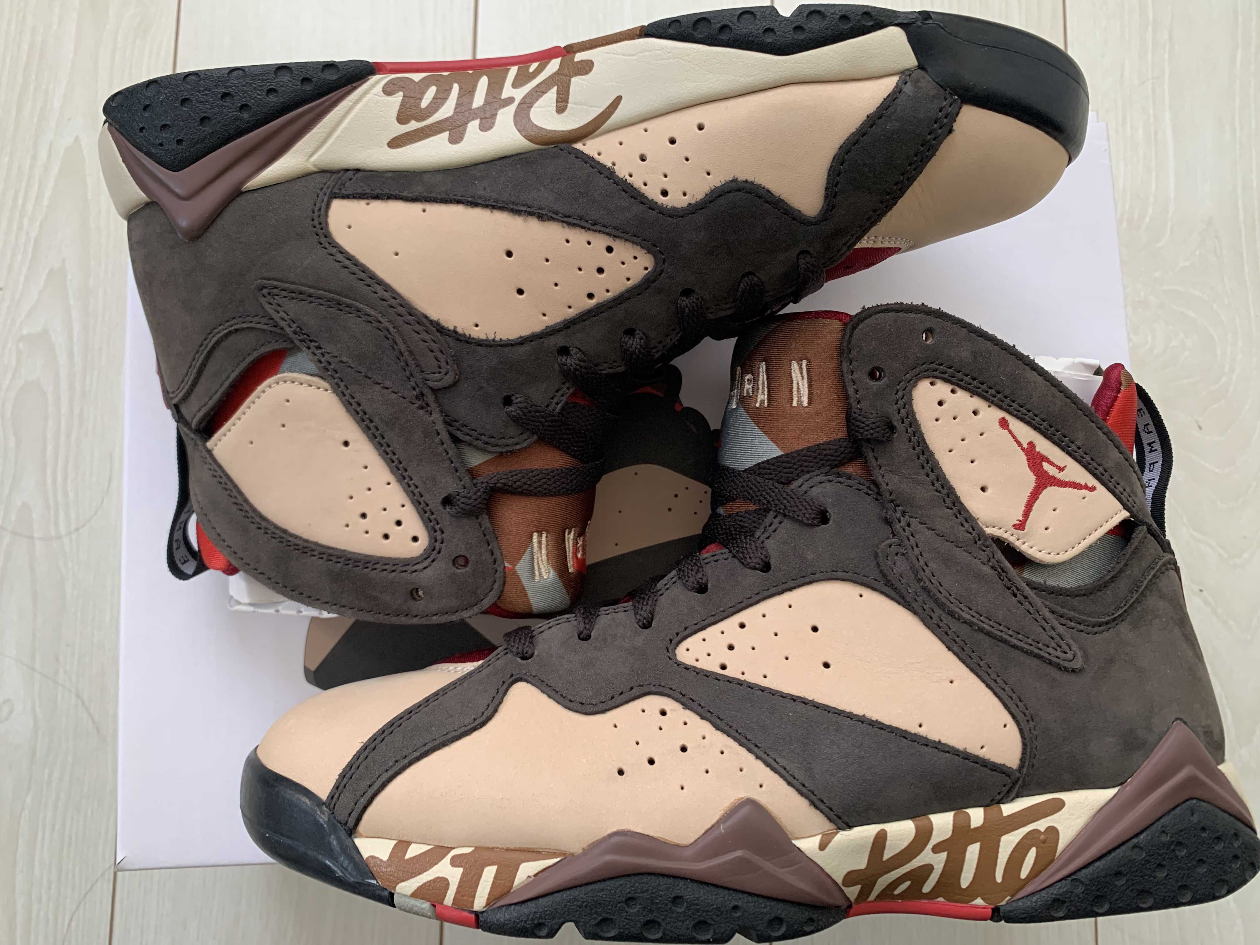 Patta × Nike Air Jordan 7 OG "Brown"