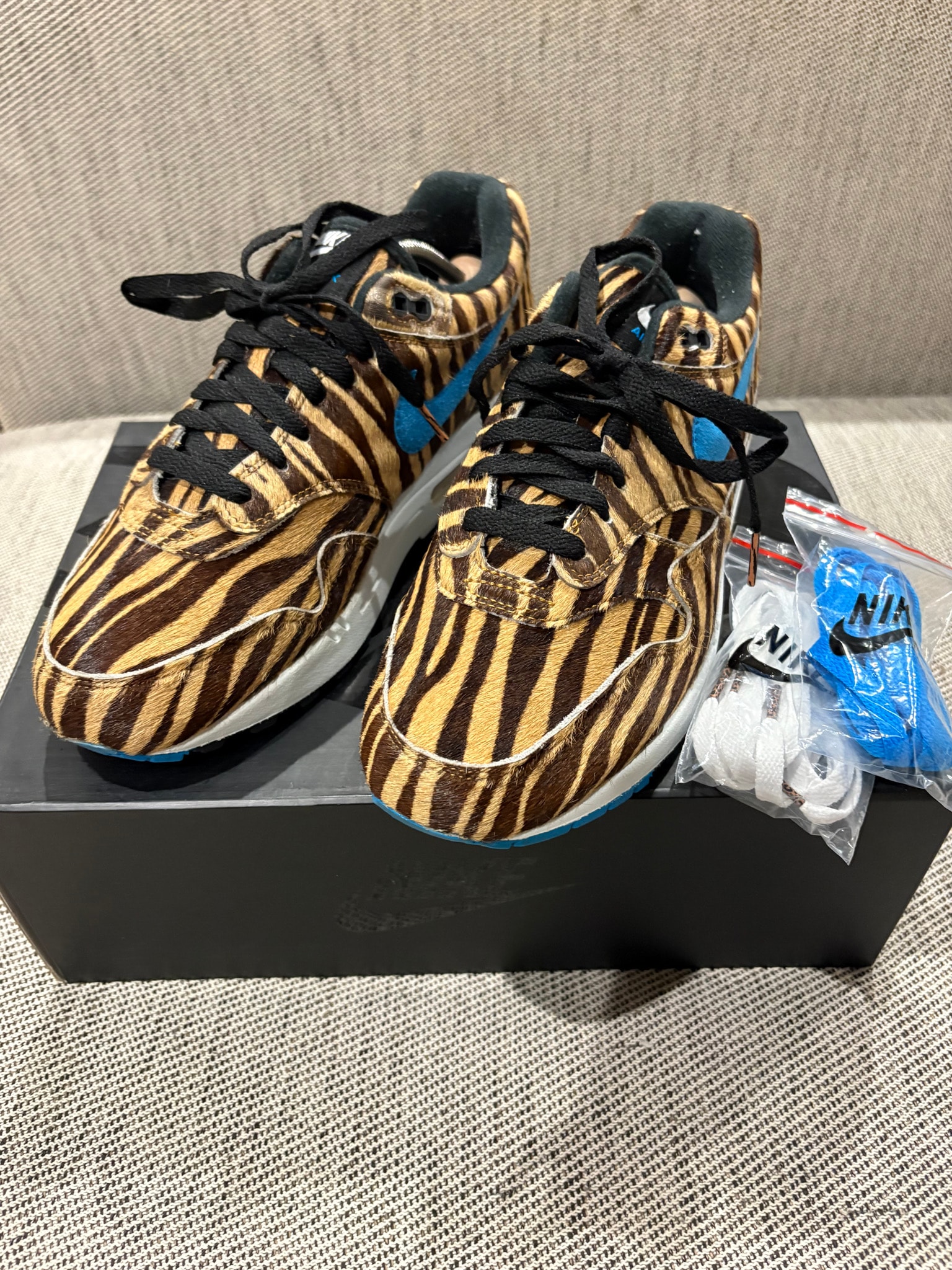 atmos × Nike Air Max 1 Animal 3.0 "Tiger/Safari