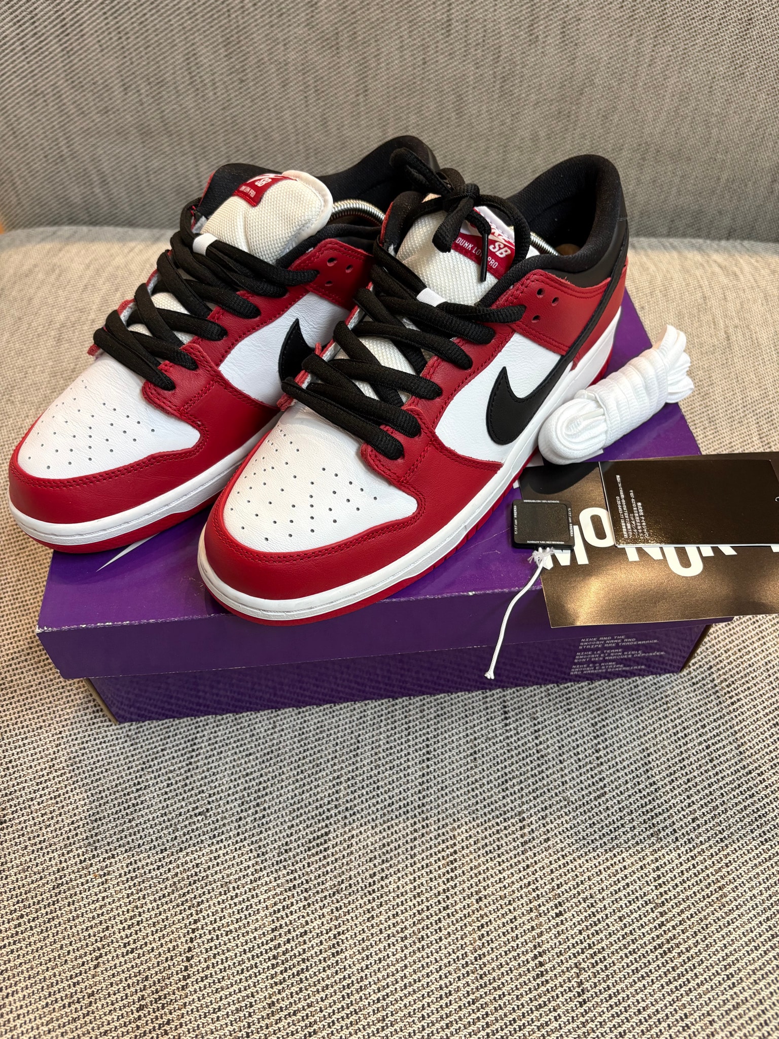 Nike SB Dunk Low Pro "J-Pack Chicago/Varsity Red and White"