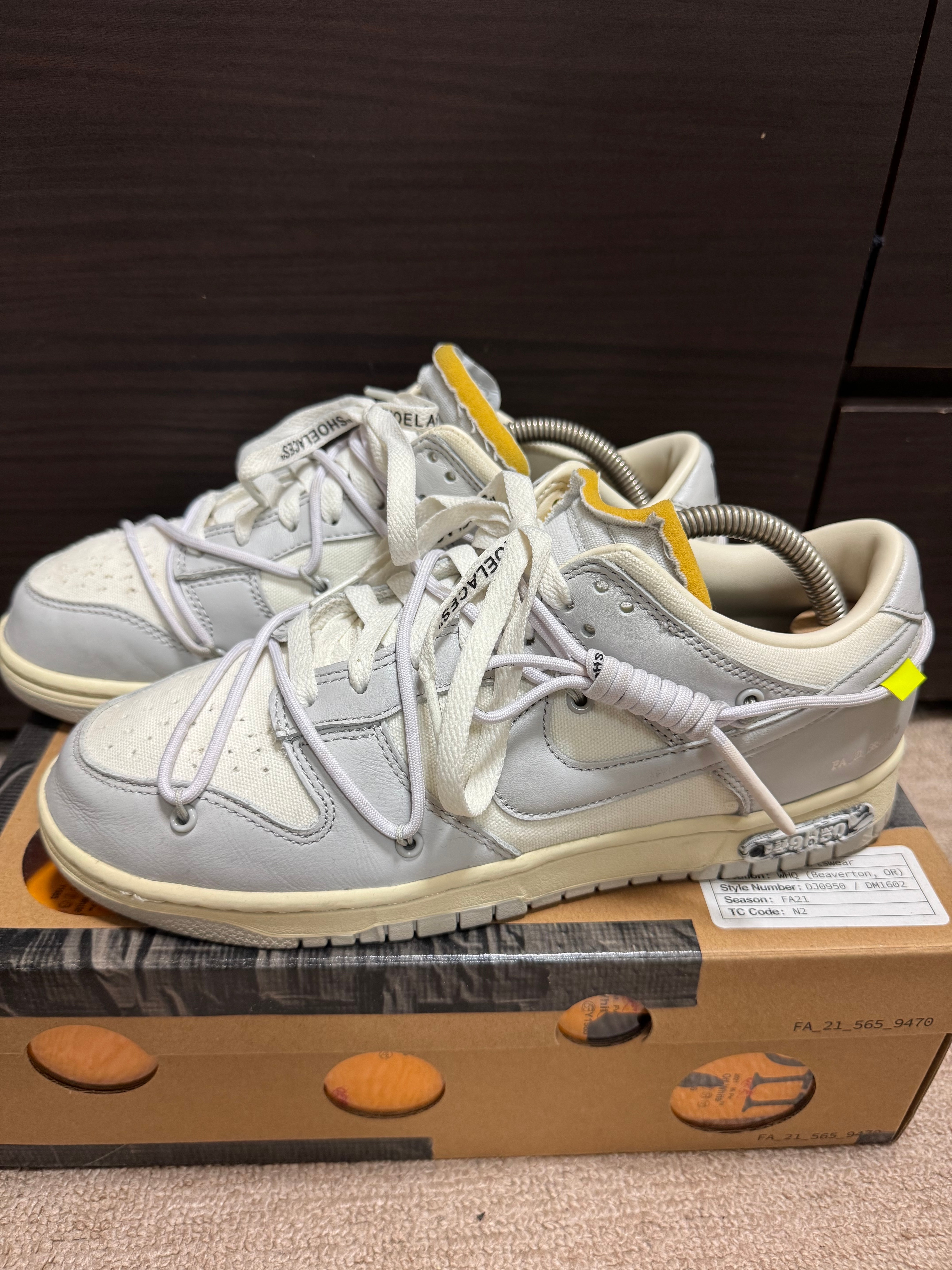 Off-White × Nike Dunk Low 1 of 50 "Lot.49"