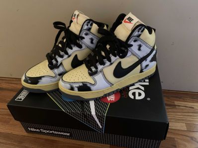 Nike Dunk High "Black Acid Wash"