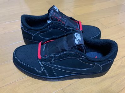 Travis Scott × Nike Air Jordan 1 Low OG SP "Black Phantom"