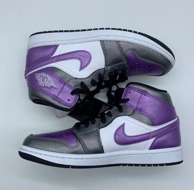Nike Women's Air Jordan 1 Mid "Metallic Purple"