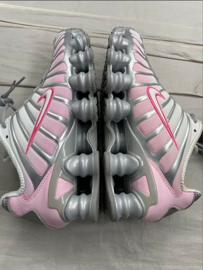 Nike Women's Shox TL "Metallic Platinum/Pinksicle"