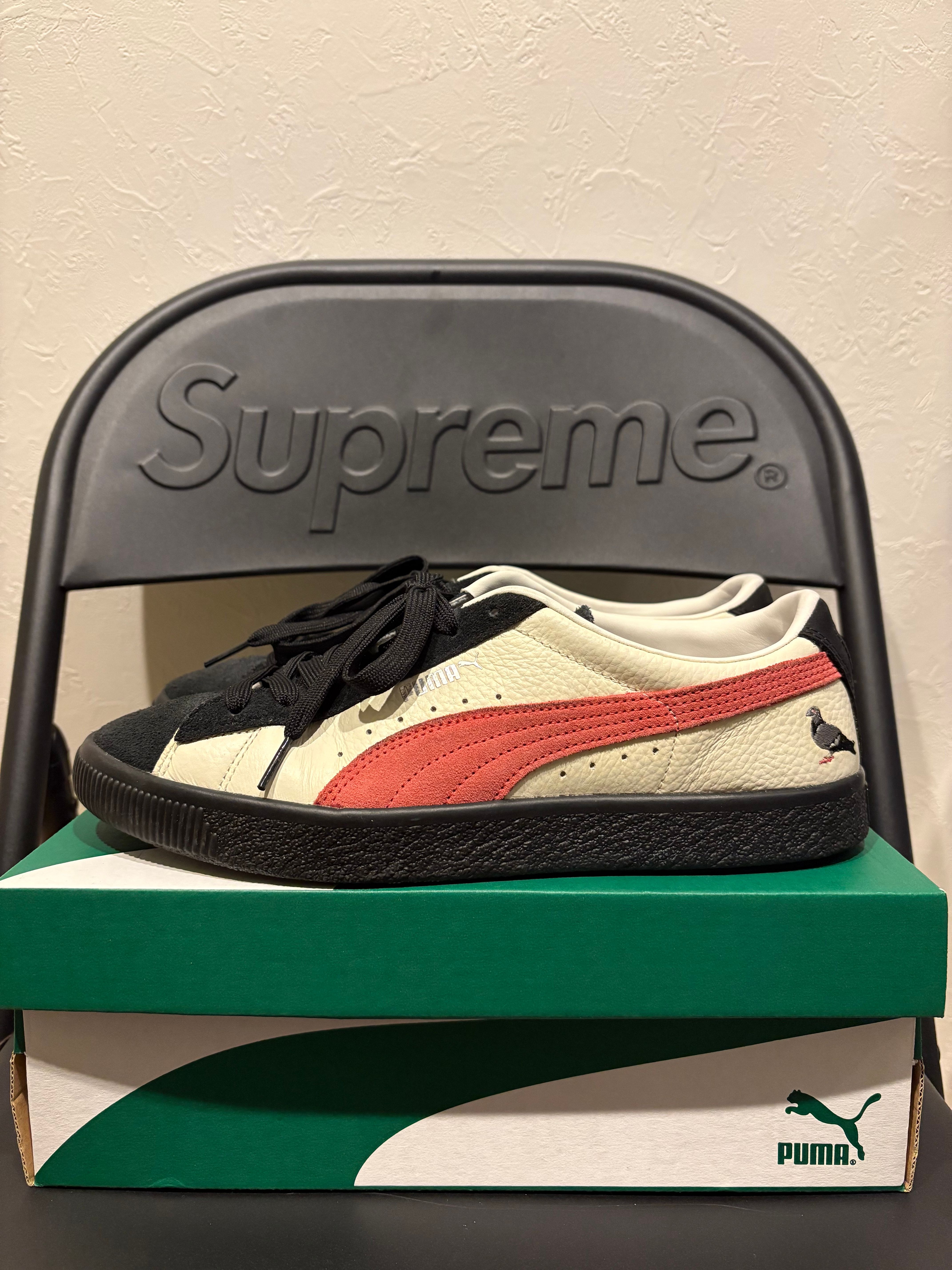 Staple × Atmos × Puma Suede "Beige/Black/Smoke Pink"